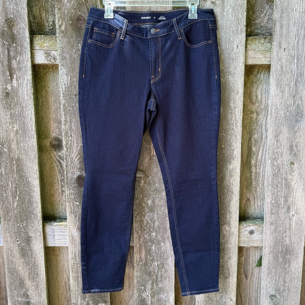 Rockstar Super Skinny Darkest Blue Jeans